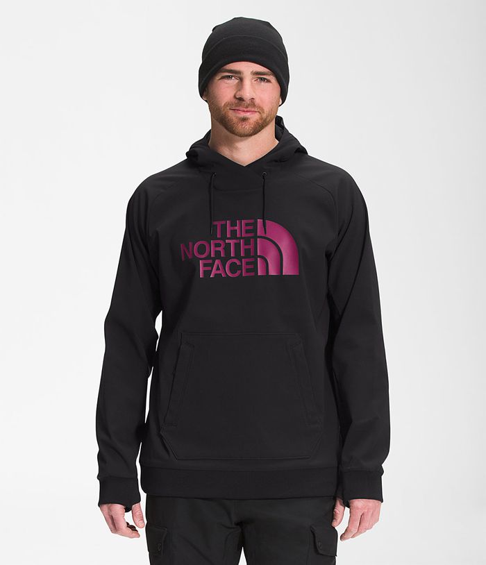 The North Face Hoodie Tekno Logo Black - Mens - Thailand MLOGV-2614